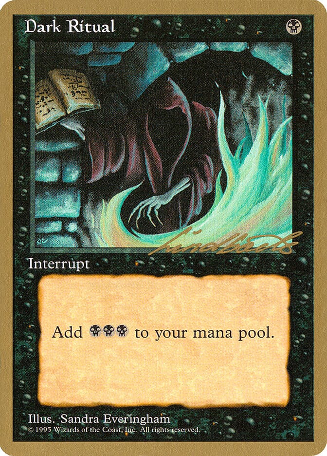Dark Ritual (Leon Lindback) [Pro Tour Collector Set] MTG Single Magic: The Gathering  | Multizone: Comics And Games