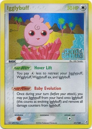 Igglybuff (21/100) (Stamped) [EX: Crystal Guardians] Pokemon Single Pokémon  | Multizone: Comics And Games