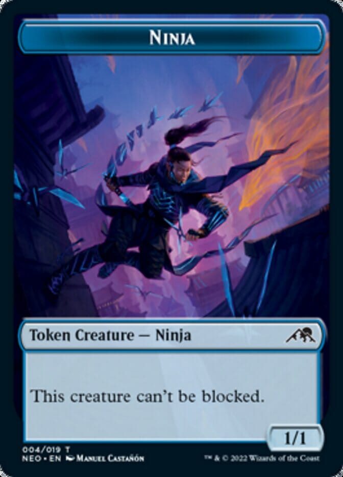 Ninja Token [Kamigawa: Neon Dynasty Tokens] MTG Single Magic: The Gathering  | Multizone: Comics And Games