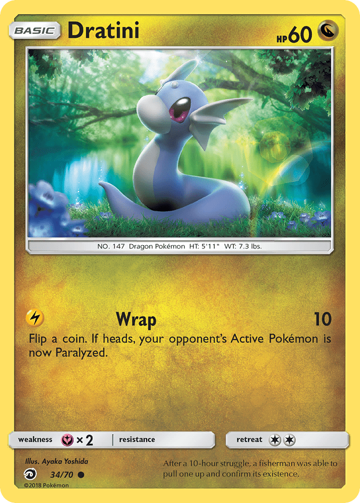 Dratini (34/70) [Sun & Moon: Dragon Majesty] Pokemon Single Pokémon  | Multizone: Comics And Games