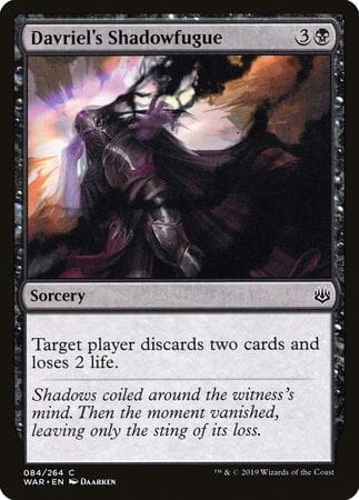 Davriel's Shadowfugue [War of the Spark] MTG Single Magic: The Gathering  | Multizone: Comics And Games