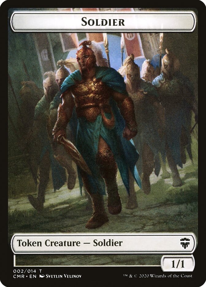 Soldier Token // Zombie Token [Commander Legends Tokens] MTG Single Magic: The Gathering  | Multizone: Comics And Games