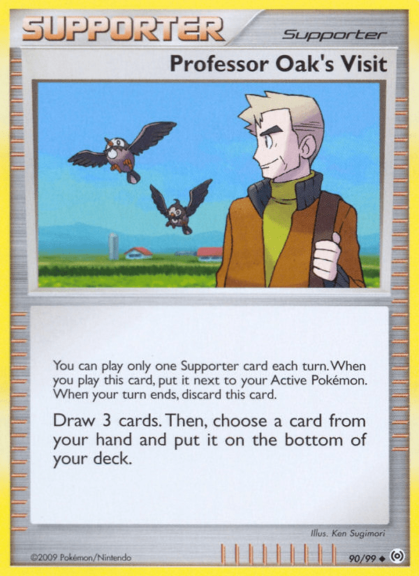 Professor Oak's Visit (90/99) [Platinum: Arceus] Pokemon Single Pokémon  | Multizone: Comics And Games