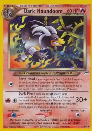 Dark Houndoom (7/105) [Neo Destiny Unlimited] Pokemon Single Pokémon  | Multizone: Comics And Games