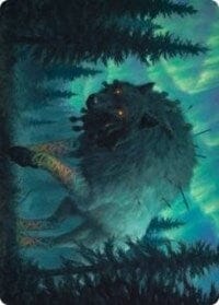 Sarulf, Realm Eater Art Card [Kaldheim: Art Series] MTG Single Magic: The Gathering  | Multizone: Comics And Games