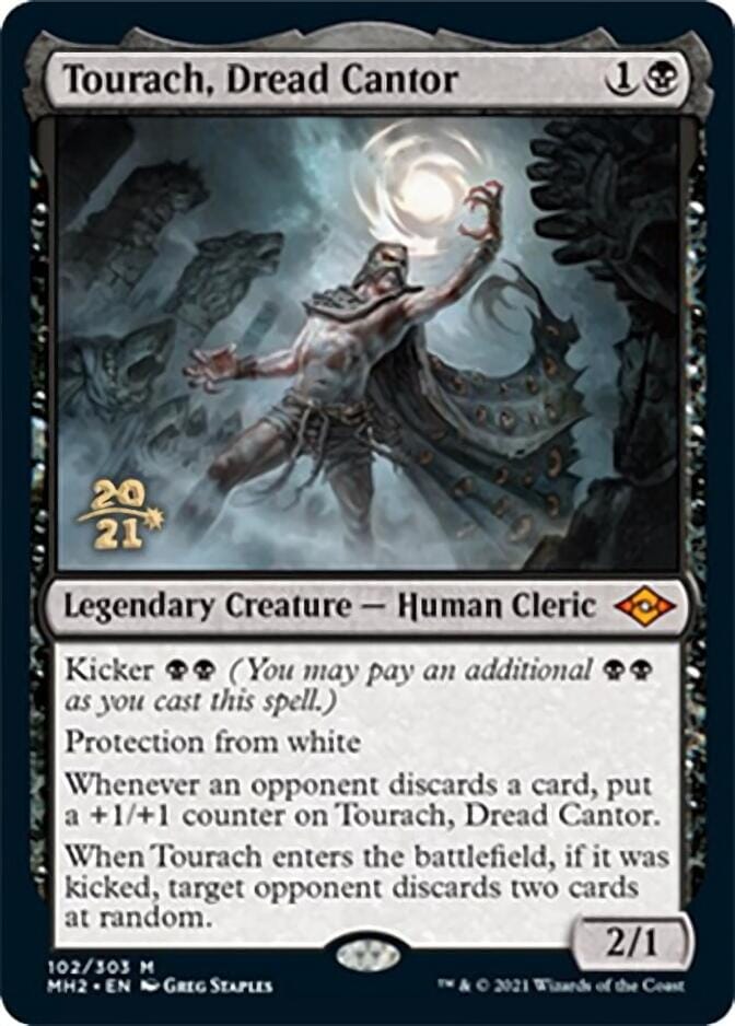 Tourach, Dread Cantor [Modern Horizons 2 Prerelease Promos] MTG Single Magic: The Gathering  | Multizone: Comics And Games