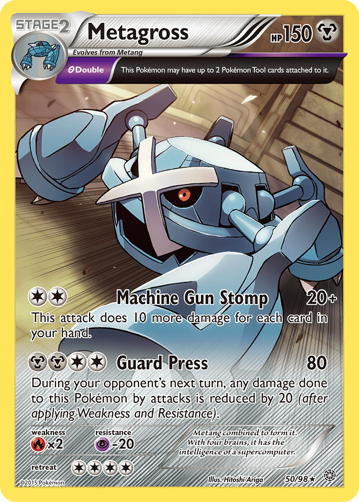 Metagross (50/98) [XY: Ancient Origins] Pokemon Single Pokémon  | Multizone: Comics And Games