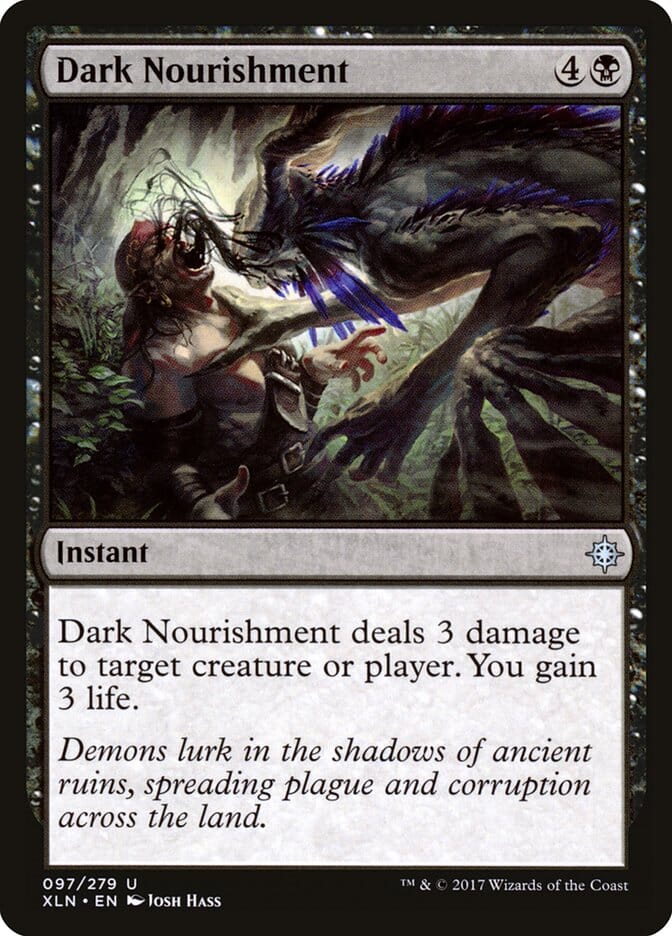 Dark Nourishment [Ixalan] MTG Single Magic: The Gathering  | Multizone: Comics And Games