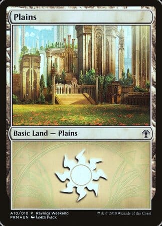 Plains - Selesnya (A10) [GRN Ravnica Weekend] MTG Single Magic: The Gathering  | Multizone: Comics And Games