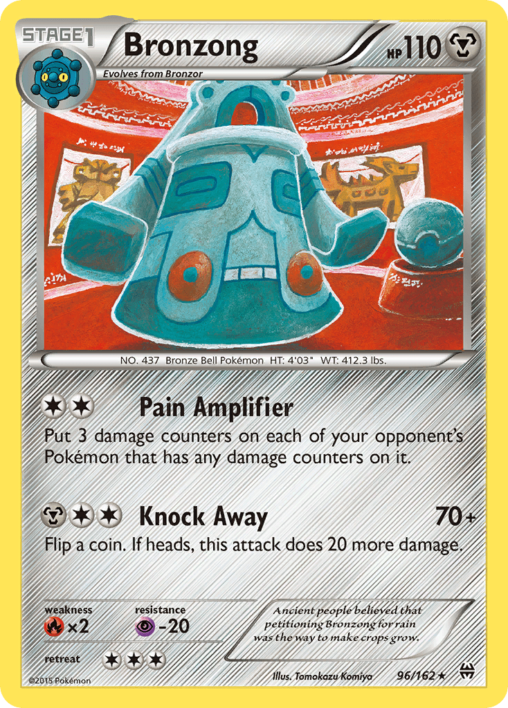 Bronzong (96/162) [XY: BREAKthrough] Pokemon Single Pokémon  | Multizone: Comics And Games