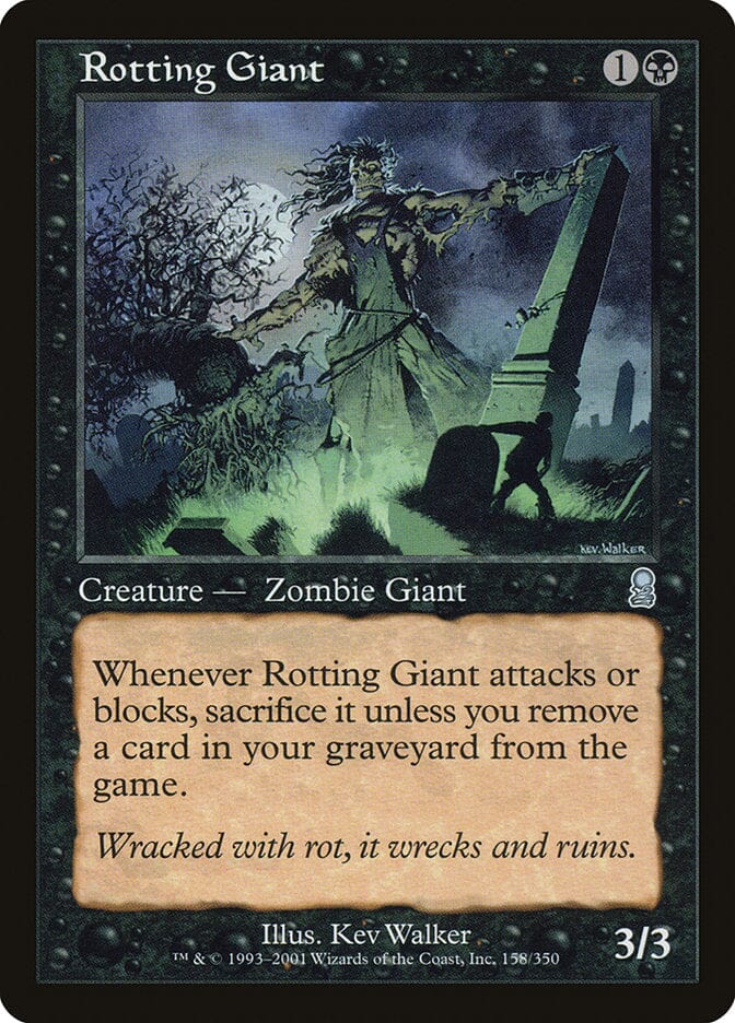 Rotting Giant [Odyssey] MTG Single Magic: The Gathering  | Multizone: Comics And Games