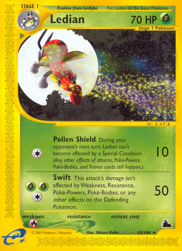 Ledian (15/144) [Skyridge] Pokemon Single Pokémon  | Multizone: Comics And Games