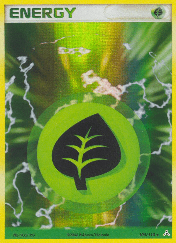Grass Energy (105/110) [EX: Holon Phantoms] Pokemon Single Pokémon  | Multizone: Comics And Games