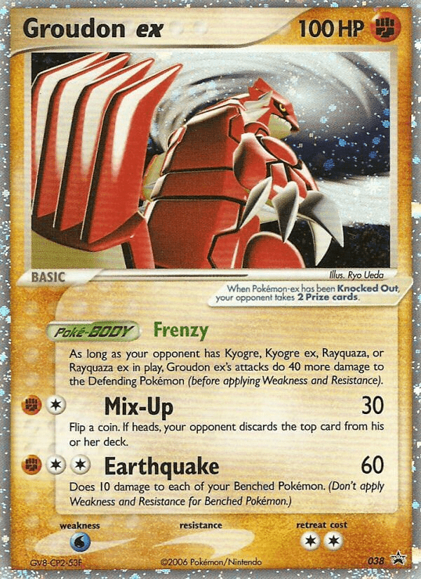 Groudon ex (038) [Nintendo: Black Star Promos] Pokemon Single Pokémon  | Multizone: Comics And Games