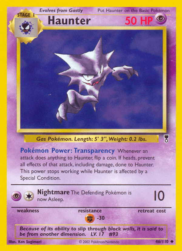 Haunter (46/110) [Legendary Collection] Pokemon Single Pokémon  | Multizone: Comics And Games