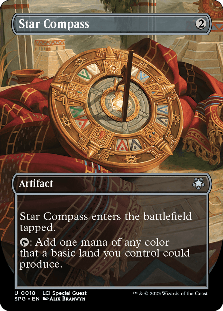 Star Compass (Borderless) [The Lost Caverns of Ixalan Special Guests] MTG Single Magic: The Gathering  | Multizone: Comics And Games