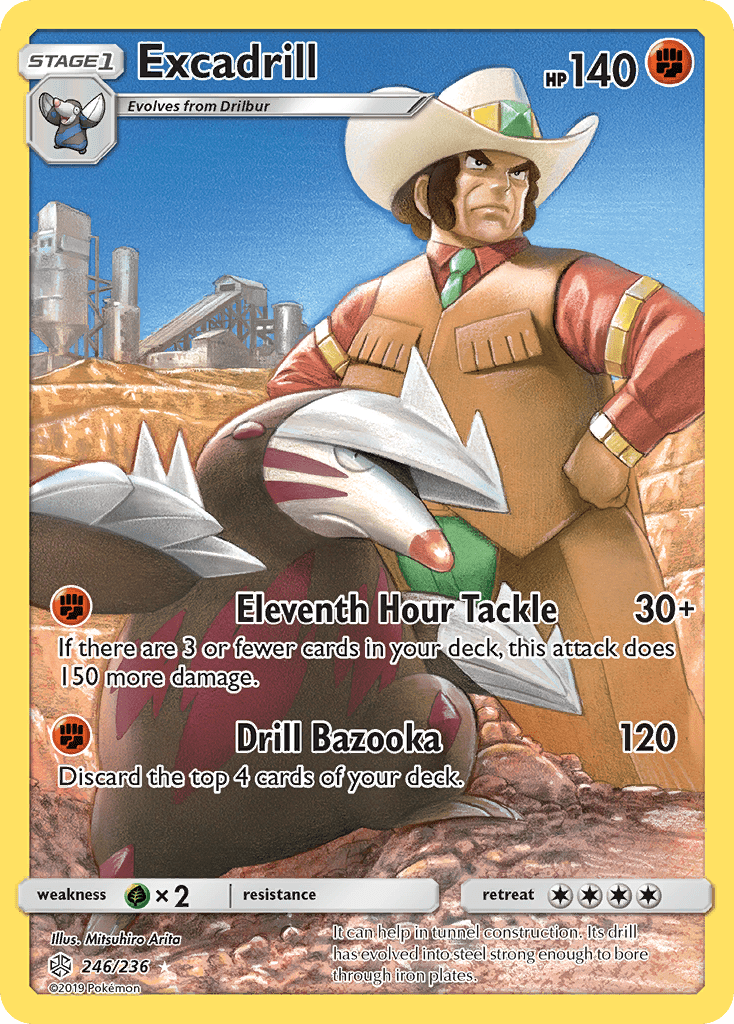 Excadrill (246/236) [Sun & Moon: Cosmic Eclipse] Pokemon Single Pokémon  | Multizone: Comics And Games