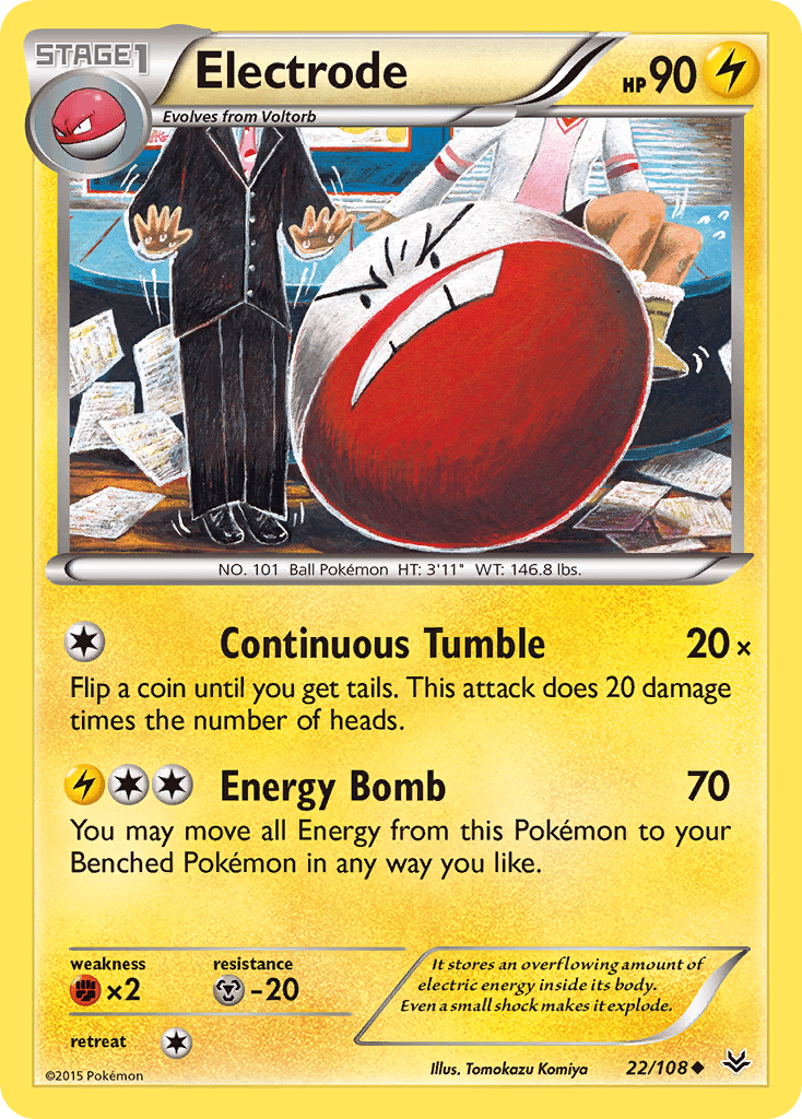 Electrode (22/108) [XY: Roaring Skies] Pokemon Single Pokémon  | Multizone: Comics And Games