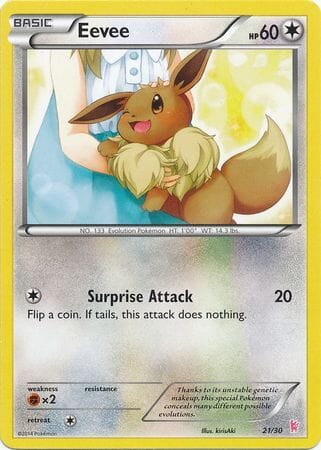 Eevee (21/30) [XY: Trainer Kit - Sylveon] Pokemon Single Pokémon  | Multizone: Comics And Games