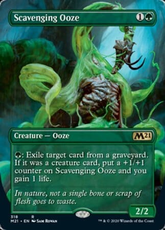 Scavenging Ooze (Alternate Art) [Core Set 2021] MTG Single Magic: The Gathering  | Multizone: Comics And Games