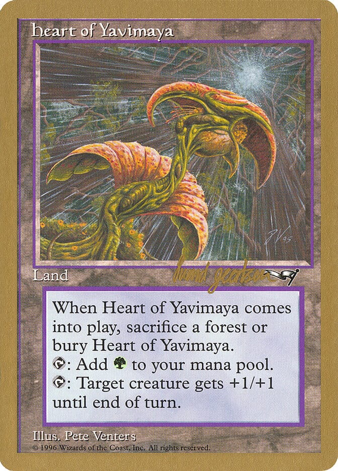Heart of Yavimaya (Svend Geertsen) [World Championship Decks 1997] MTG Single Magic: The Gathering  | Multizone: Comics And Games