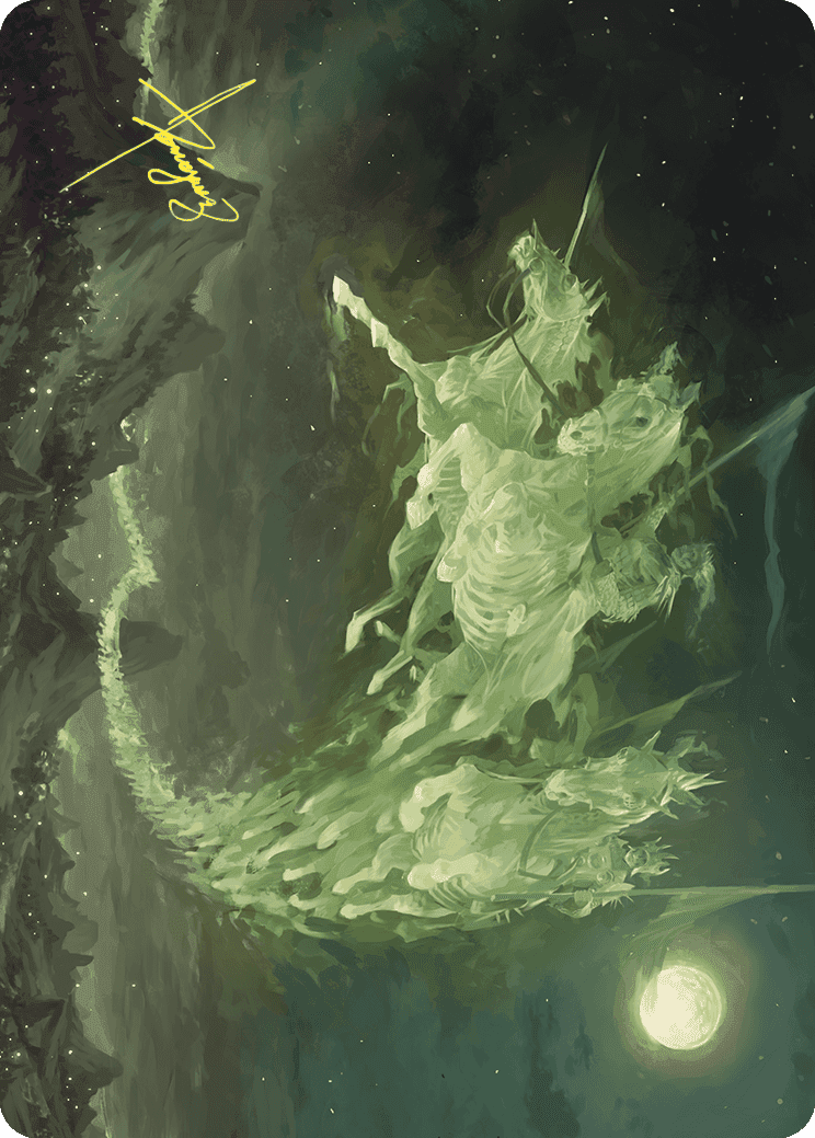Moonshaker Cavalry Art Card (Gold-Stamped Signature) [Wilds of Eldraine Art Series] MTG Single Magic: The Gathering  | Multizone: Comics And Games