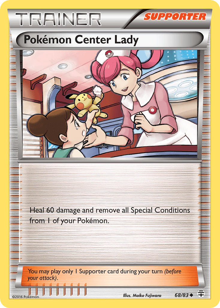 Pokemon Center Lady (68/83) [XY: Generations] Pokemon Single Pokémon  | Multizone: Comics And Games
