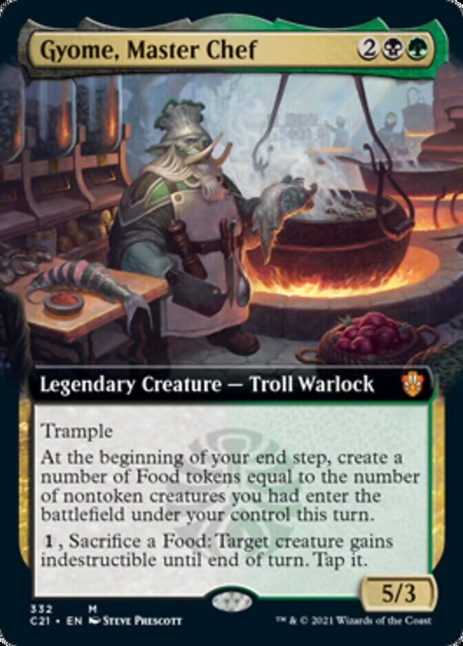 Gyome, Master Chef (Extended) [Commander 2021] MTG Single Magic: The Gathering  | Multizone: Comics And Games