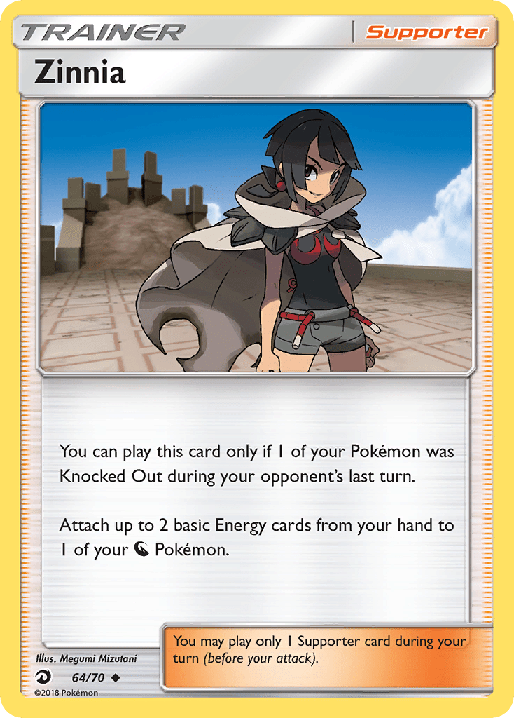 Zinnia (64/70) [Sun & Moon: Dragon Majesty] Pokemon Single Pokémon  | Multizone: Comics And Games