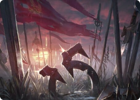 Field of Ruin Art Card [Innistrad: Midnight Hunt Art Series] MTG Single Magic: The Gathering  | Multizone: Comics And Games