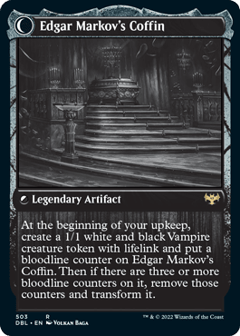 Edgar, Charmed Groom // Edgar Markov's Coffin [Innistrad: Double Feature] MTG Single Magic: The Gathering  | Multizone: Comics And Games