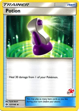 Potion (127/149) (Charizard Stamp #37) [Battle Academy 2020] Pokemon Single Pokémon  | Multizone: Comics And Games