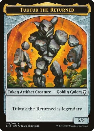 Tuktuk the Returned Token [Commander Anthology Volume II Tokens] MTG Single Magic: The Gathering  | Multizone: Comics And Games