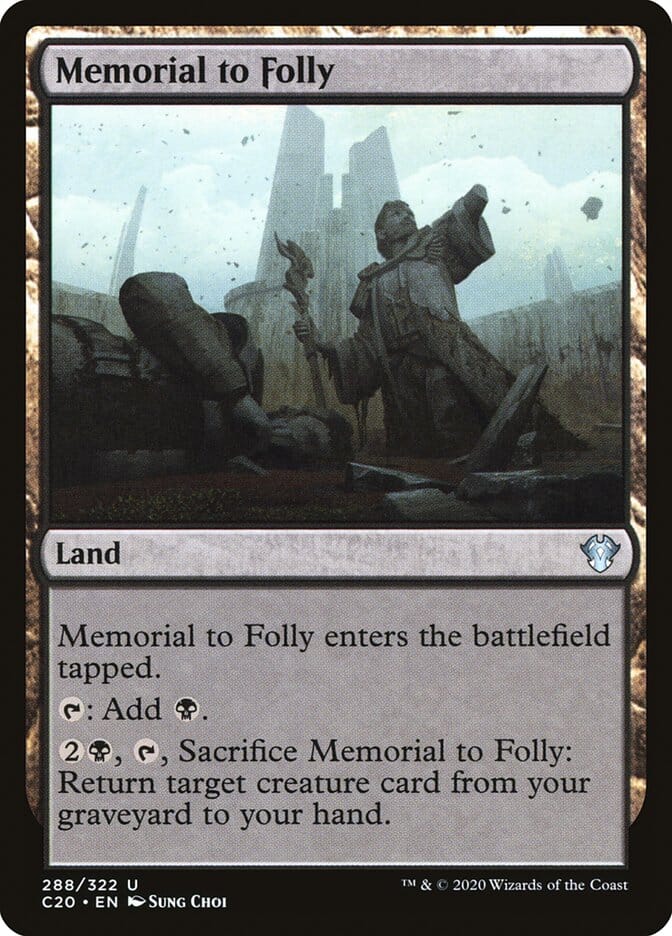 Memorial to Folly [Commander 2020] MTG Single Magic: The Gathering  | Multizone: Comics And Games