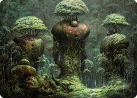 Forest Art Card [Dominaria United Art Series] MTG Single Magic: The Gathering  | Multizone: Comics And Games