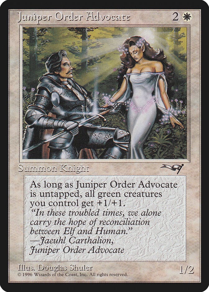 Juniper Order Advocate [Alliances] MTG Single Magic: The Gathering  | Multizone: Comics And Games