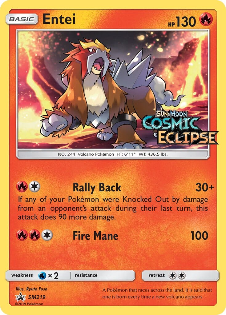 Entei (SM219) [Sun & Moon: Black Star Promos] Pokemon Single Pokémon  | Multizone: Comics And Games