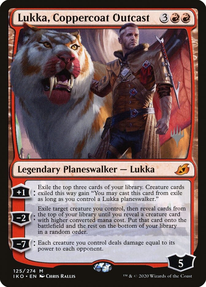 Lukka, Coppercoat Outcast (Promo Pack) [Ikoria: Lair of Behemoths Promos] MTG Single Magic: The Gathering  | Multizone: Comics And Games