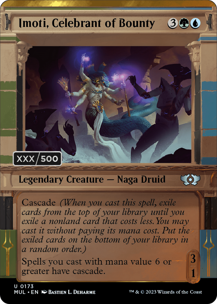 Imoti, Celebrant of Bounty (Serialized) [Multiverse Legends] MTG Single Magic: The Gathering  | Multizone: Comics And Games