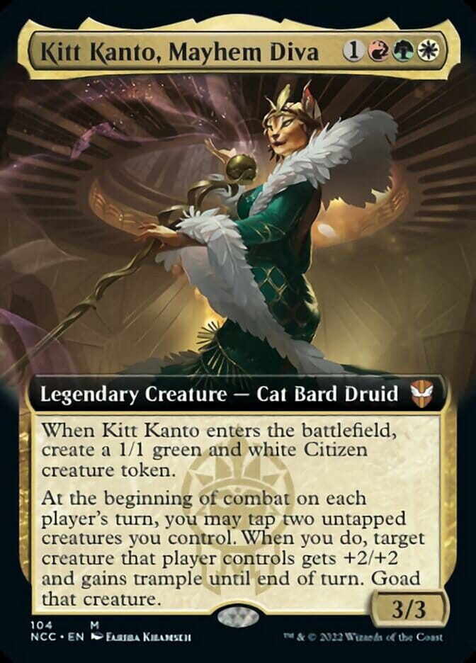 Kitt Kanto, Mayhem Diva (Extended Art) [Streets of New Capenna Commander] MTG Single Magic: The Gathering  | Multizone: Comics And Games