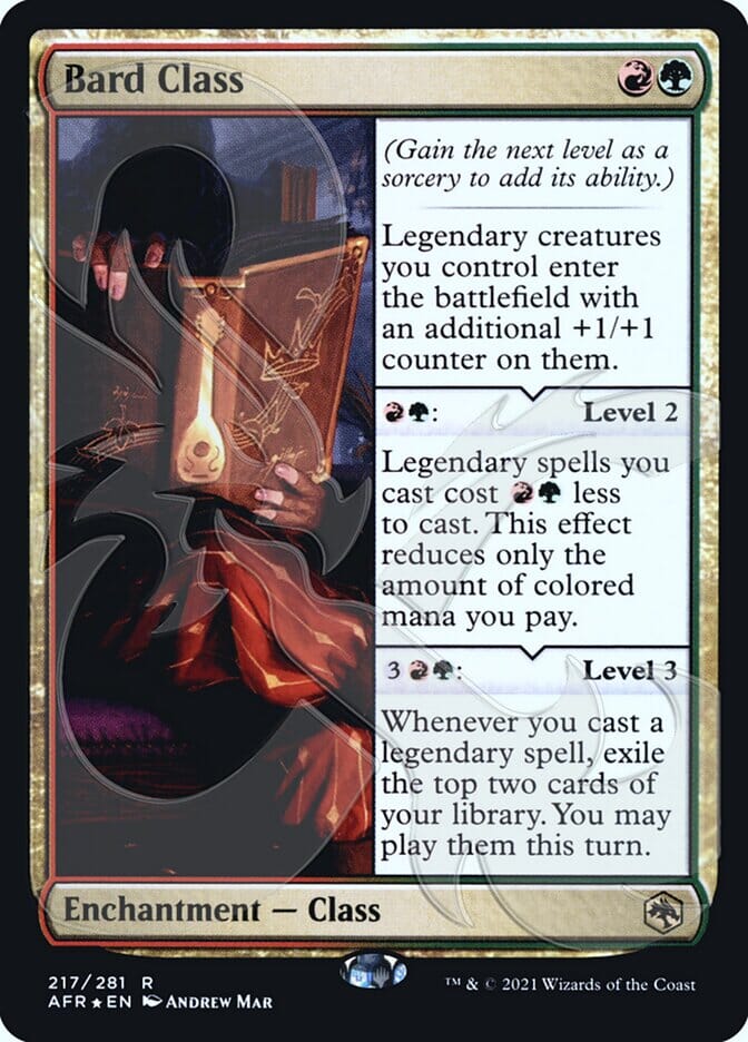 Bard Class (Ampersand Promo) [Dungeons & Dragons: Adventures in the Forgotten Realms Promos] MTG Single Magic: The Gathering  | Multizone: Comics And Games