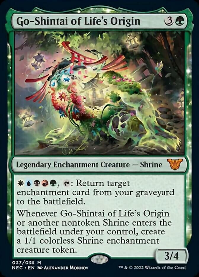 Go-Shintai of Life's Origin [Kamigawa: Neon Dynasty Commander] MTG Single Magic: The Gathering  | Multizone: Comics And Games