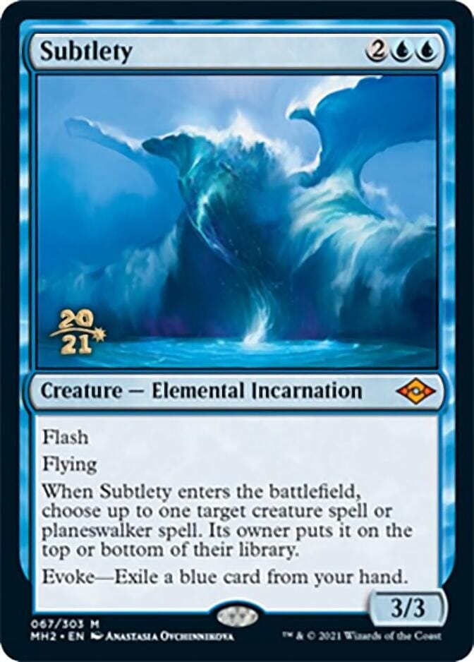 Subtlety [Modern Horizons 2 Prerelease Promos] MTG Single Magic: The Gathering  | Multizone: Comics And Games
