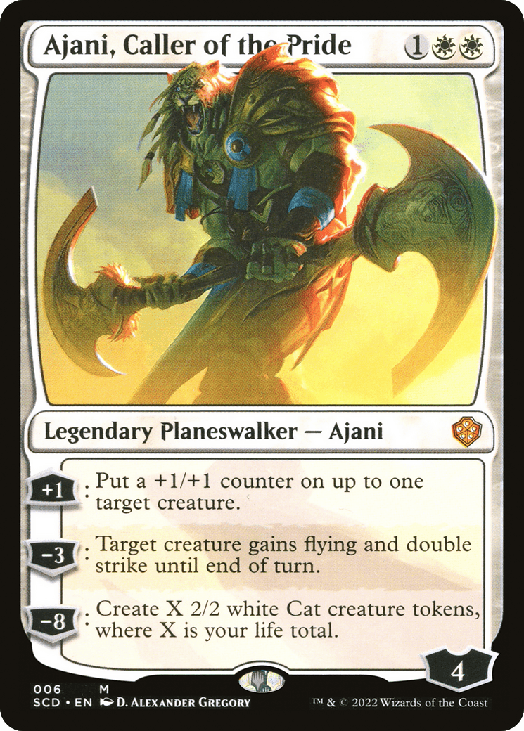 Ajani, Caller of the Pride [Starter Commander Decks] MTG Single Magic: The Gathering  | Multizone: Comics And Games
