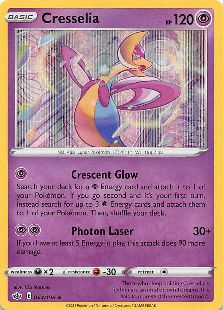 Cresselia (064/198) [Sword & Shield: Chilling Reign] Pokemon Single Pokémon  | Multizone: Comics And Games