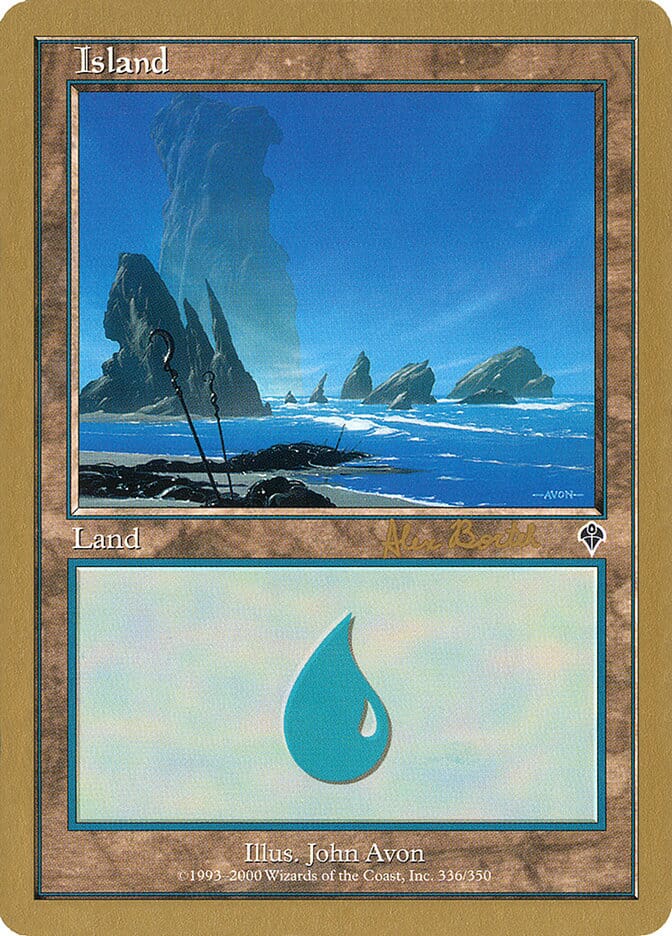 Island (ab336a) (Alex Borteh) [World Championship Decks 2001] MTG Single Magic: The Gathering  | Multizone: Comics And Games