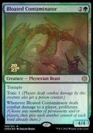 Bloated Contaminator [Phyrexia: All Will Be One Prerelease Promos] MTG Single Magic: The Gathering  | Multizone: Comics And Games