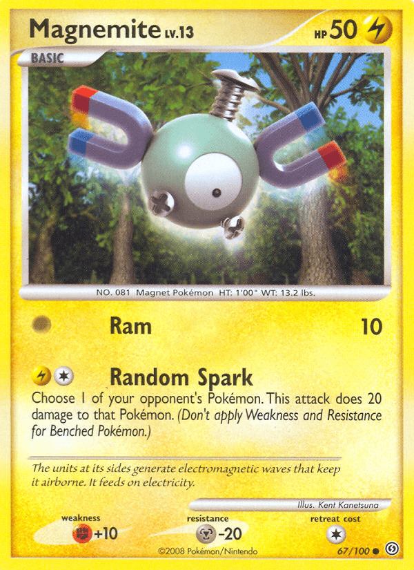 Magnemite (67/100) [Diamond & Pearl: Stormfront] Pokemon Single Pokémon  | Multizone: Comics And Games