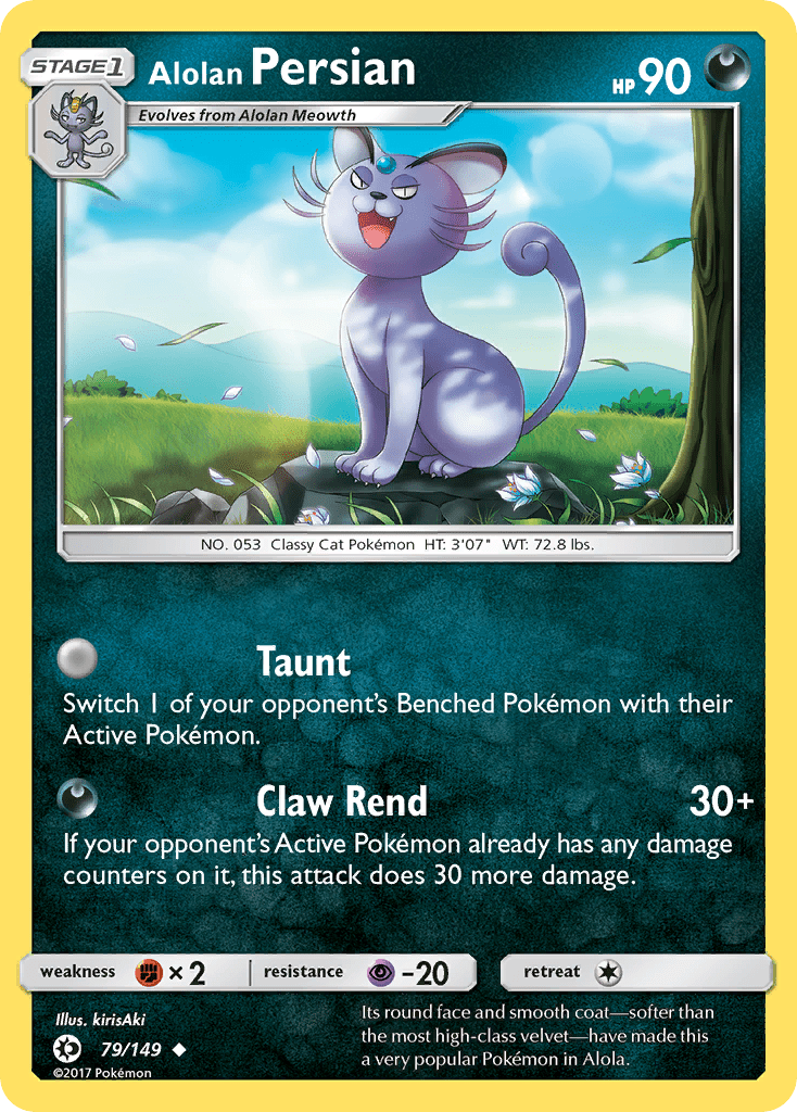 Alolan Persian (79/149) [Sun & Moon: Base Set] Pokemon Single Pokémon  | Multizone: Comics And Games