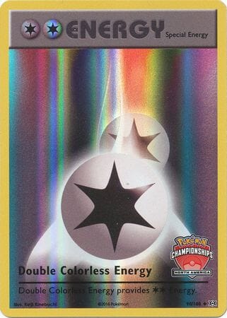 Double Colorless Energy (90/108) (NA International Championship Promo) [XY: Evolutions] Pokemon Single Pokémon  | Multizone: Comics And Games
